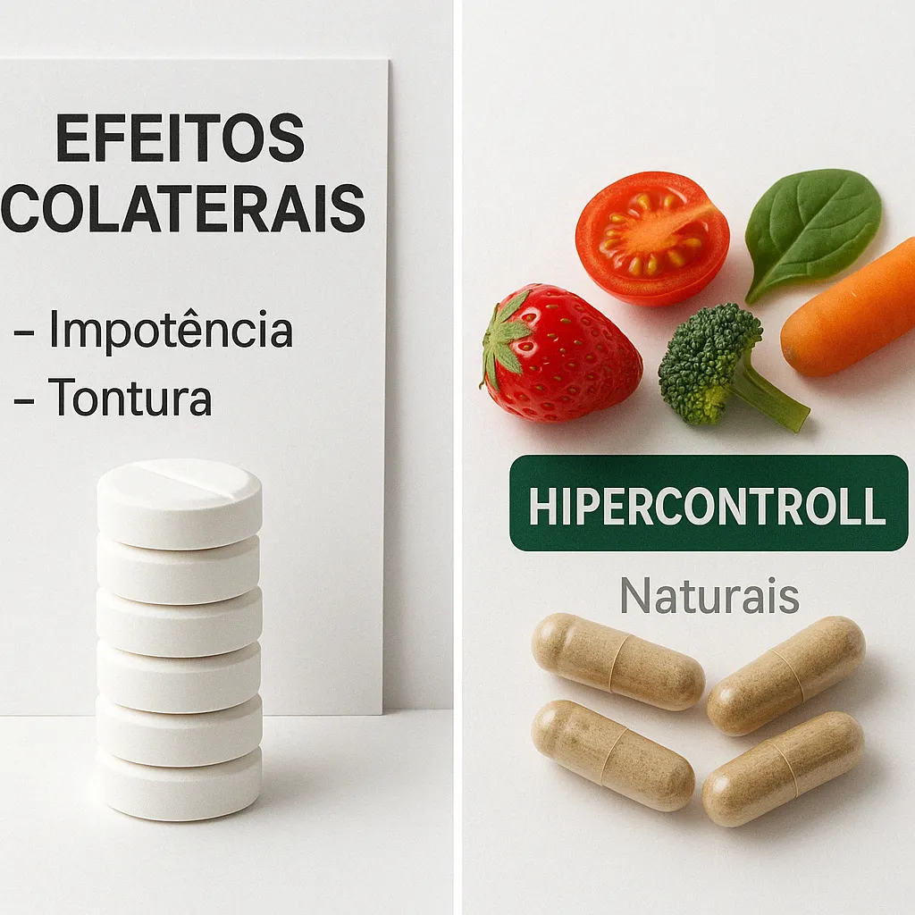 Comparativo medicamentos x natural