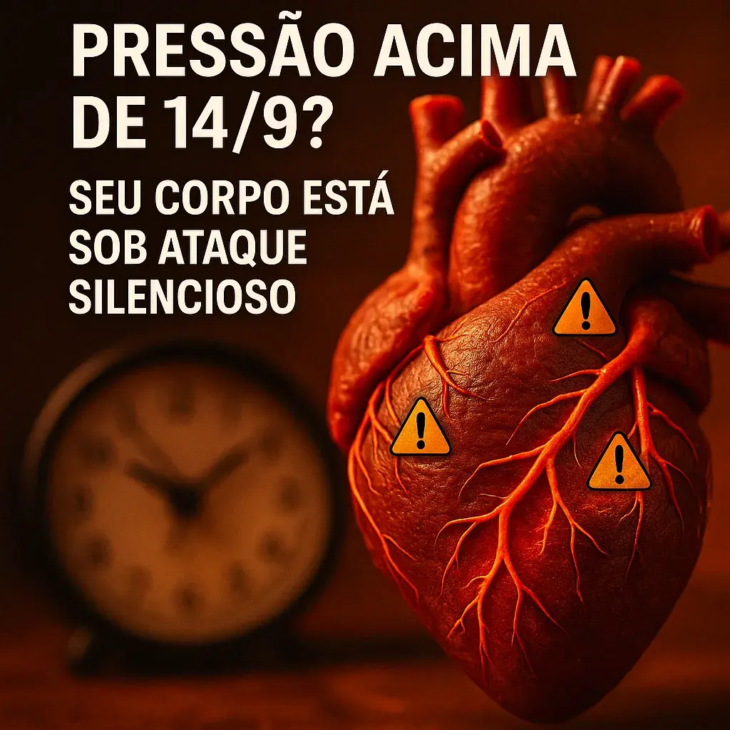 Pressão acima de 14/9? Seu corpo está sob ataque silencioso