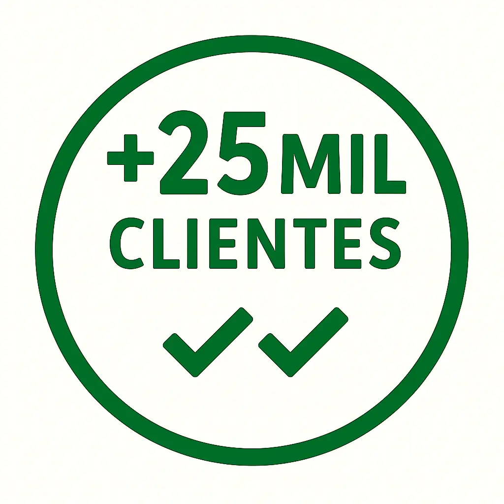 Selo +25 Mil Clientes