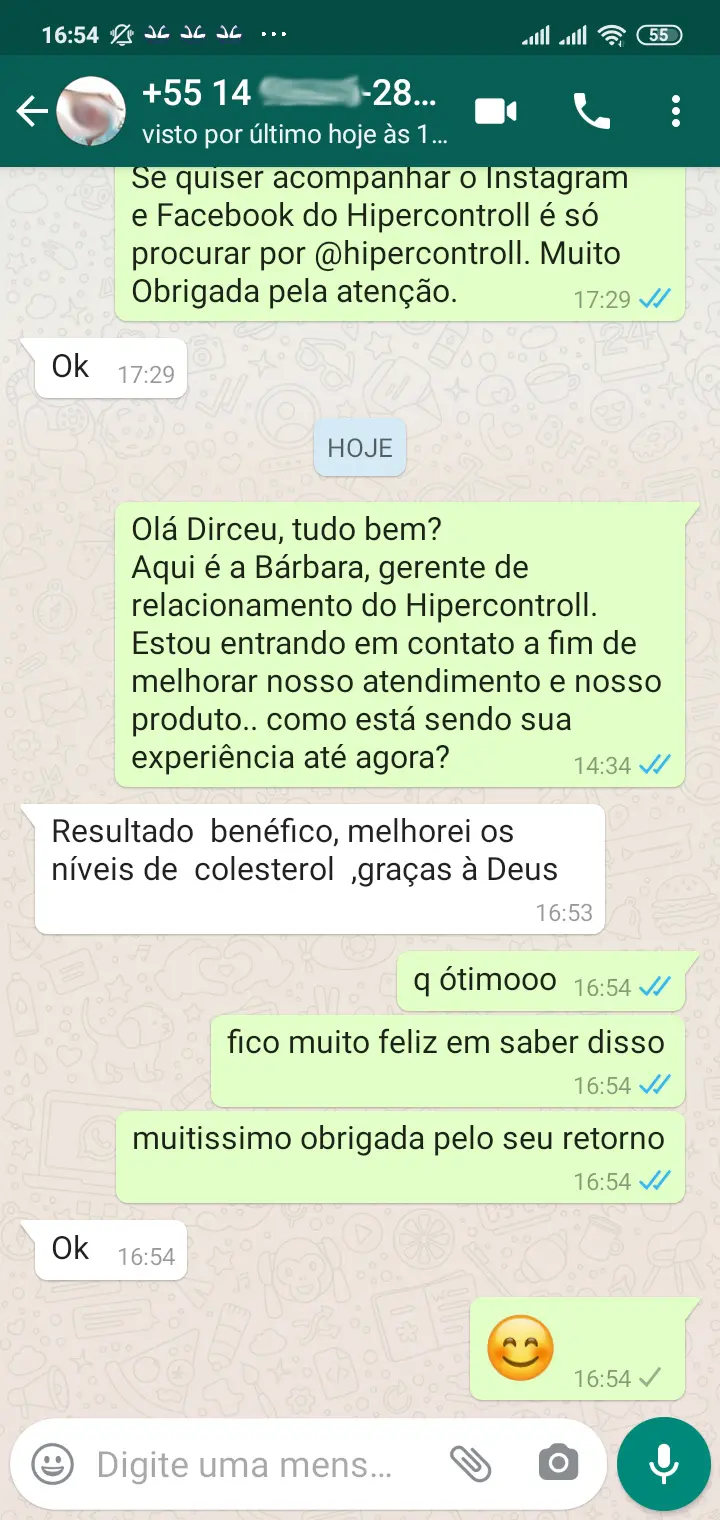 Depoimento Dirceu - Colesterol melhorado