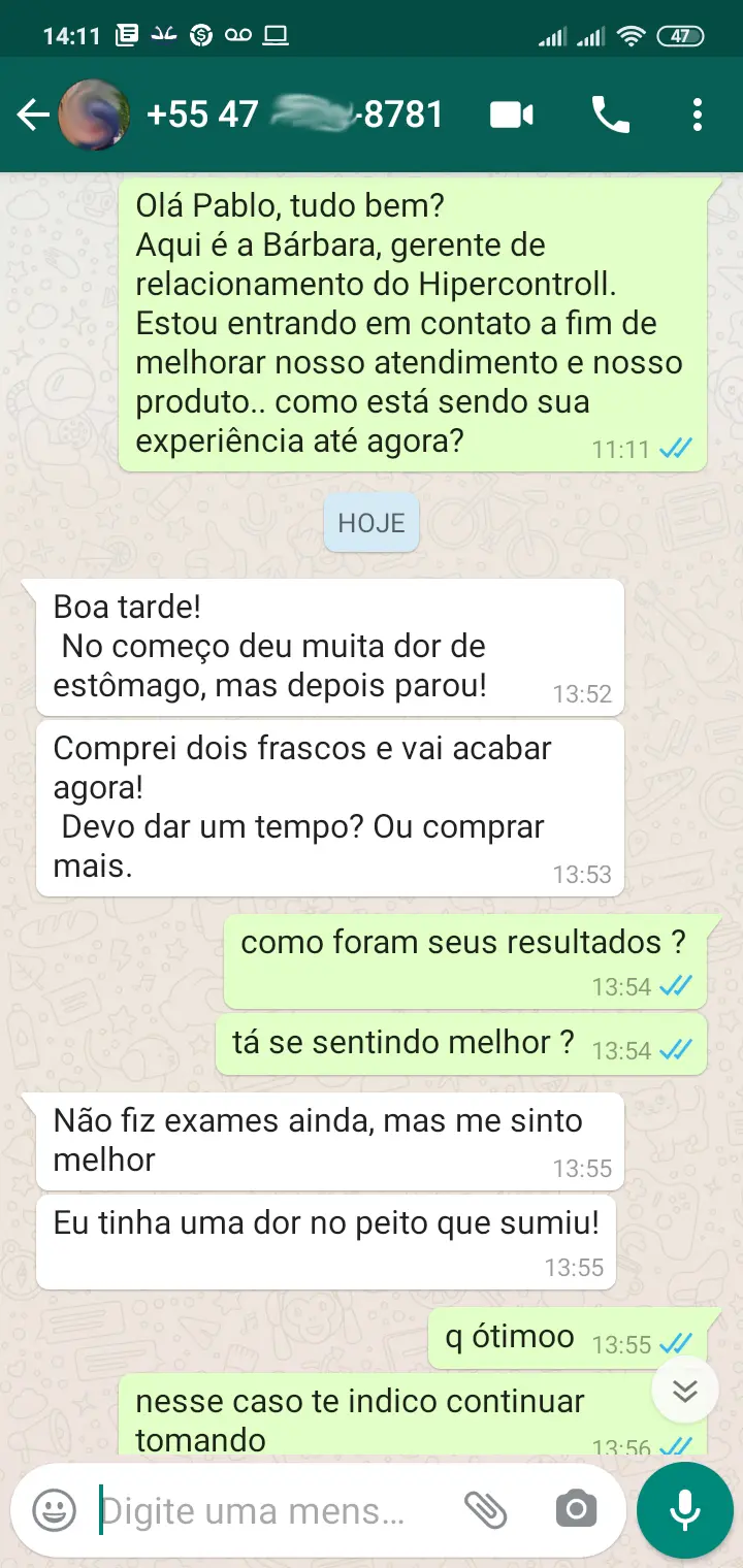 Depoimento Pablo - Dor no peito sumiu